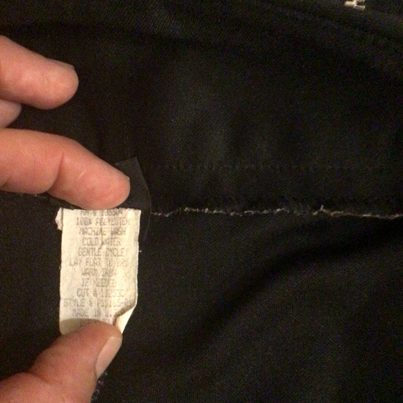 Black Front Zippered Mini Skirt Micro Skirt - Picture 2 of 4